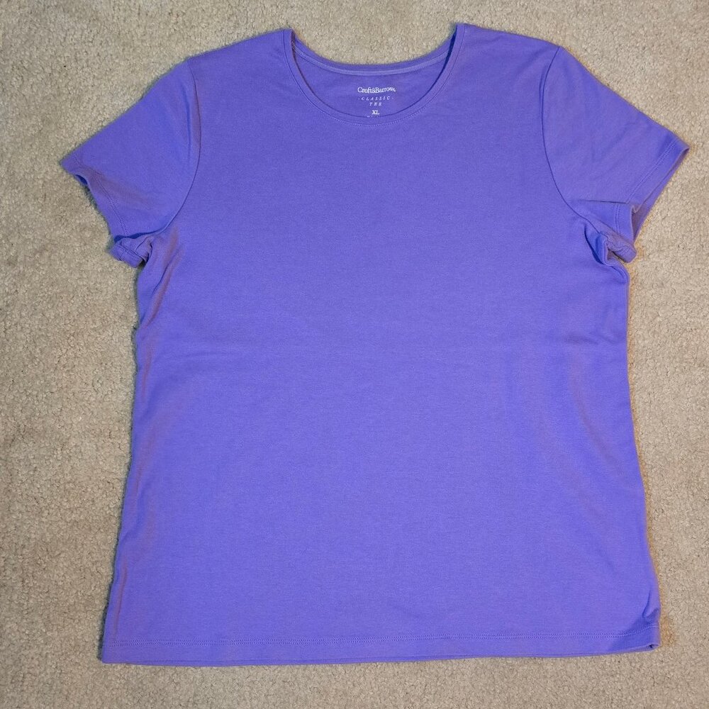 Purple Croft & Barrow Tee - Picture 5 of 7